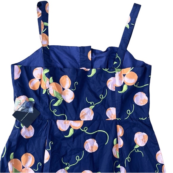NWT ModCloth ERA Rich Navy Blue Summertime Appreciation Sleeveless Dress 14 - Picture 8 of 10